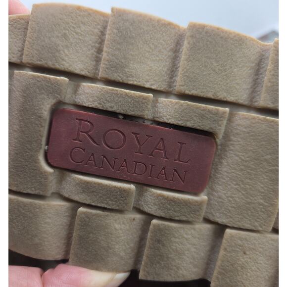 Royal Canadian Boots Size 10 Black Lethbridge Waterproof Leather Shearling Zips - Picture 14 of 15